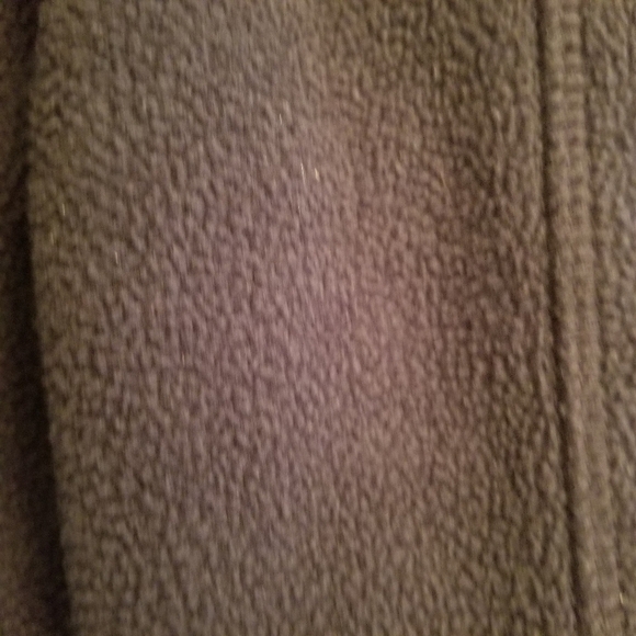 Lands End Jacket Mens  L Tall/Granda  Black Fleece Full Zip - Picture 6 of 6